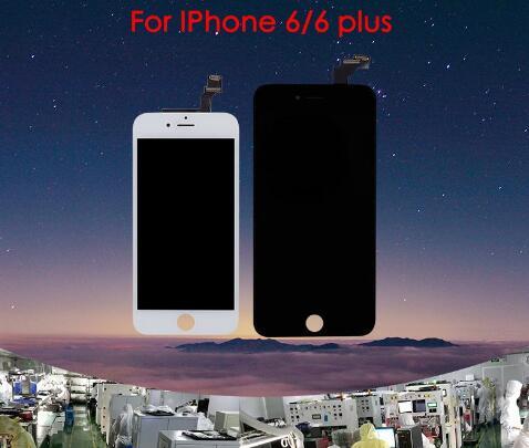 Greet A +++ LCD Display For iPhone 6 Touch Digitizer Complete Screen with Frame Full Assembly Replacement For iPhone 6 Plus