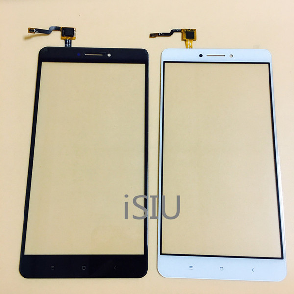 wholesale Replace For Xiaomi Mi Max 2 Touch Screen Max2 Mobile Phone Touch Panel Front Glass Digitizer Black White NO LCD DISPLAY