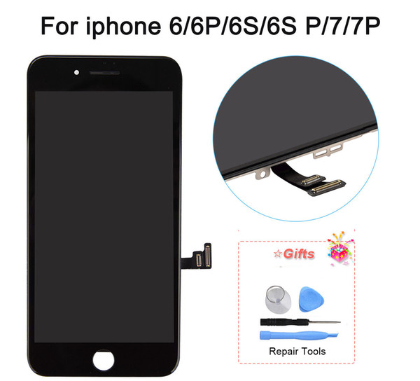 phone LCD Grade Display For iPhone 6 Touch Digitizer Complete Screen with Frame Full Assembly Replacement For iPhone 6 Plus Free Shipping