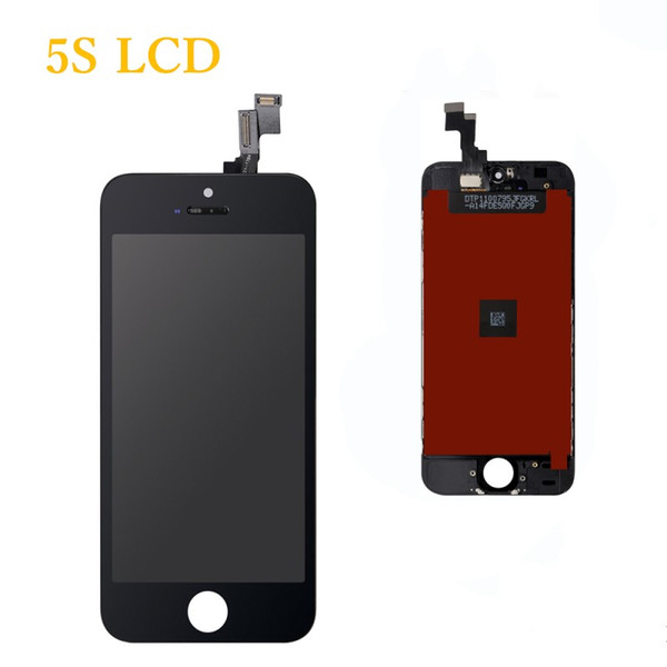 Replacement For iPhone 5S Screen LCD Display Touch Screen Digitizer Assembly Front Glass LCD Screen Black