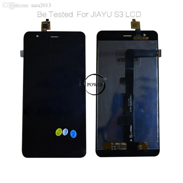 Wholesale-100% warranty 5.5 Inch For JIAYU S3 LCD Screen Display with Touch Screen Digitizer Assembly by free shipping Black color!!