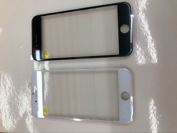 Front Touch Screen Glass Lens + Frame +OCA Replacement For Iphone 8G 4.7 only Glass complete not TP Free DHL