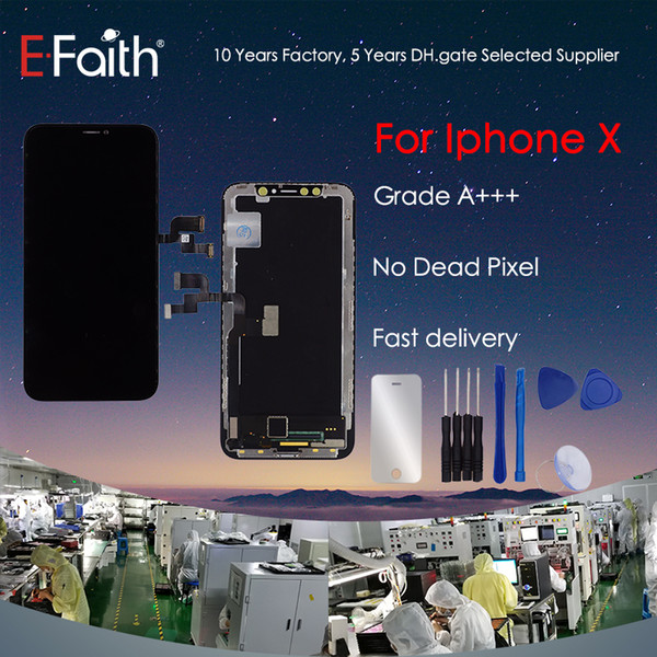 Garde A+++ TFT LCD display For iPhone X Touch Screen replacement Parts With Free tools & DHL Shipping