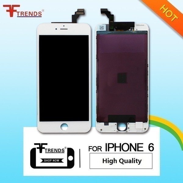 White Black OEM High Quality A+++ for iPhone 6 LCD Display & Touch Screen Digitizer with Cold Frame Assembly Earpiece Anti-Dust Mesh