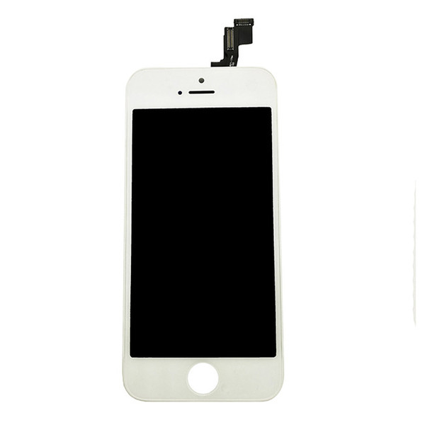 For iPhone5 iPhone5s iPhone5c LCD Display Touch Screen Digitizer Full Assembly Replacement Parts Black and White free shipping