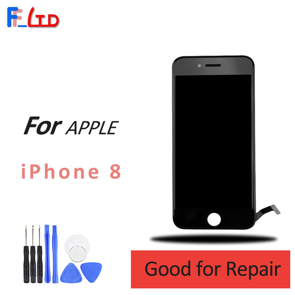 Factory High Quality for iPhone 8 LCD Display Digitizer with Touch Screen Replace 4.7 inch Black White 100% Tested