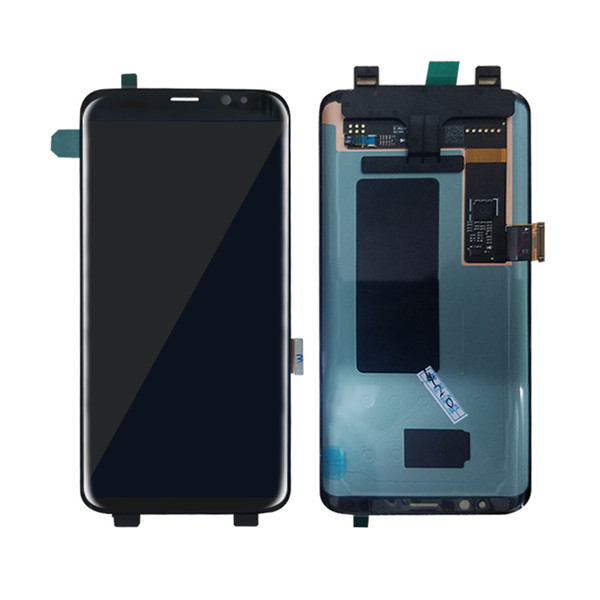 For Samsung Galaxy S8 edge plus lcd G955 G955F G955A G955FD G955P G955S S9 edge plus LCD display touch screen Digitizer gold free shipping