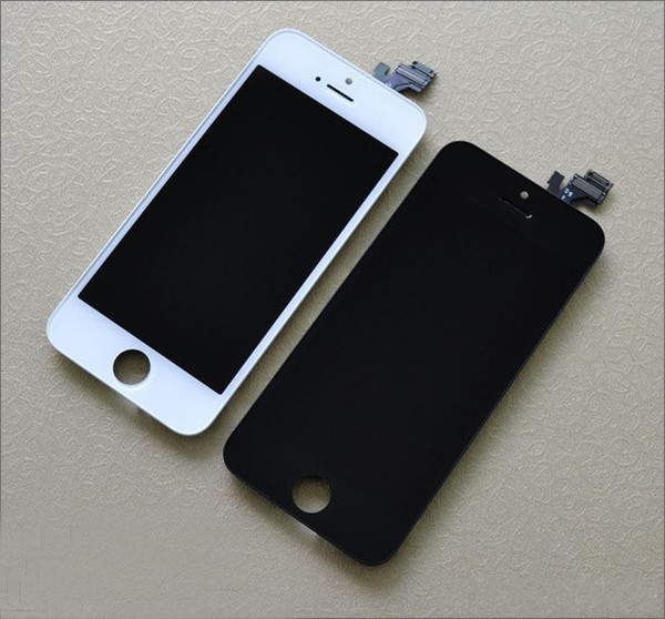 For iPhone 5 5s 5c 5G Display Screen LCD Assembly With Original Digitizer Glass No Dead Pixel AAA Quality Free Shipping by DHL