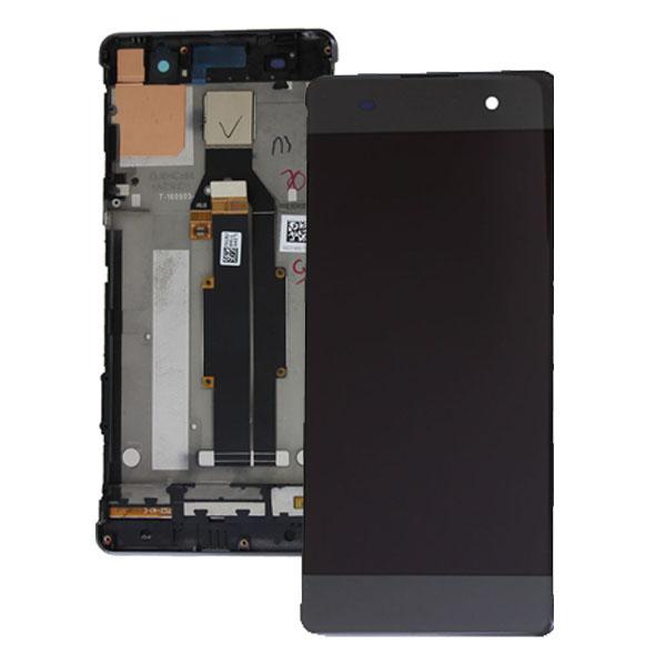 Dual sim 100% Tested LCD Black Original For Sony Xperia XA F3112 F3116 LCD Display Digitizer Touch Screen Assembly Replaceme Part with Frame