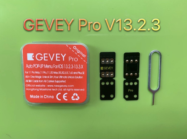 New Green gevey pro v13.2.3 CYBER MODE for ios 13.2.3 13.3.1 unlock perfect for iphone11 pro 7 7+ AT&T t-mobile hotspot