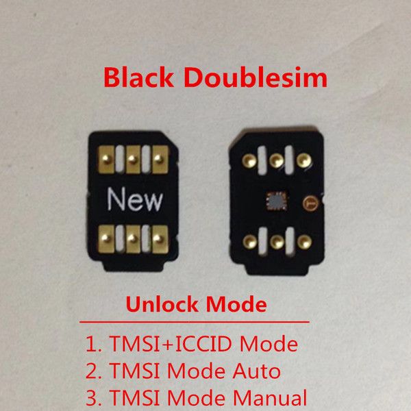 Free DHL New Double-sim Unlock Card for iOS 13.X for US/T-mobile,Sprint, Fido,DoCoMo & other carriers Turbo sim