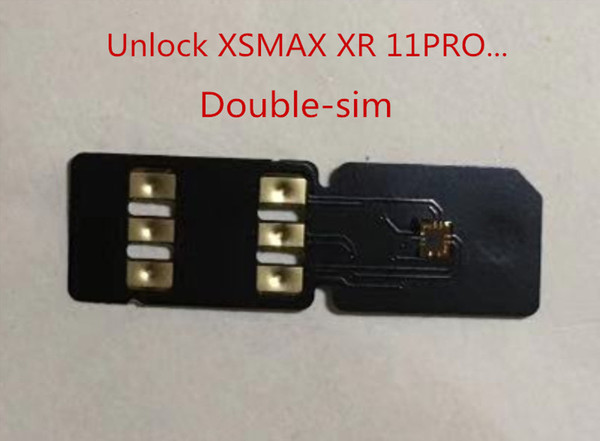 Free DHL New Black Double-sim Unlock Card with TMSI & ICCID Mode for iPhone XR and XS Max iOS 13.X Turbo Sim Gevey