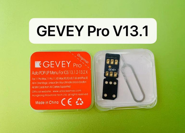 RELEASE NEW 2019 Gevey pro V13.1 Iccid +mnc unlocking mode iphone11 11pro pro max x xs max xr iphone8 7 6 5s SE IOS13.12-12.4 all carriers