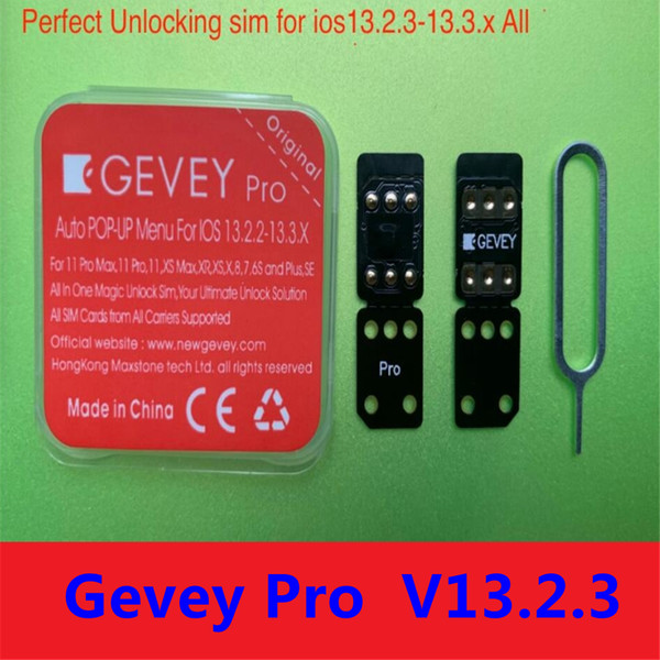 2020 GEVEY PRO V13.2.3 Updatable Cyber MODE For ISO13.3.3 Unlock Worldly Perfect For iphone11 X XR 8plus 7 6