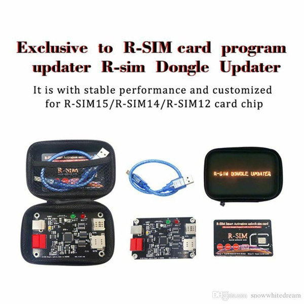 R-SIM dongle updater For RSIM12+ 14 14+ 15 dedicated R-SIM card affixed to update updater Used On ISO 13.X