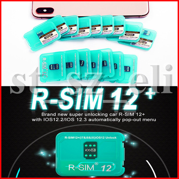 R-sim 12+V 16 RSIM12+V R SIM 12+V unlock card IOS 12.2 ios12.3 pop-up menu Updated Auto unlocking for iphone XS X 6 7 8 PLUS 4G