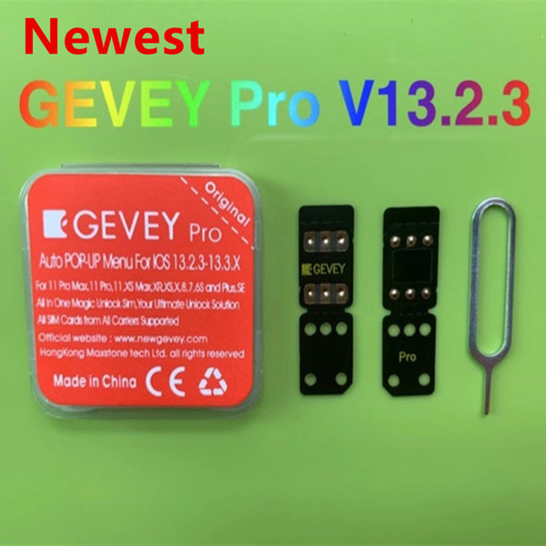 2020 Newest GEVEY PRO SIM V13.2.3 ICCID+MNC POP-UP Menu Perfect For iPhone11 PRO MAX XS Max XR X 8 7 6