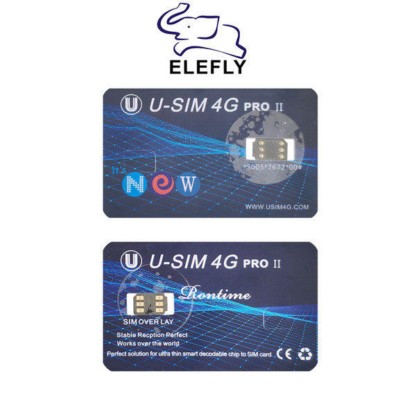 Original and Latest U-SIM unlocking card for iPhone compatible with ALL IOS 4G LTE and model with free Shipping