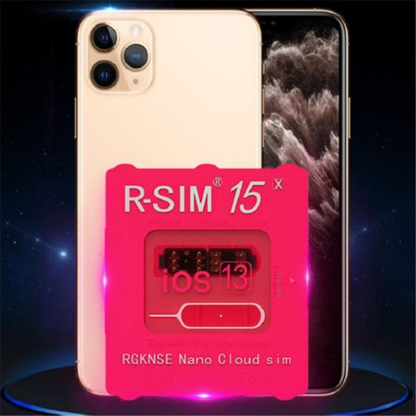 universal dual-cor & dual-CPU iOS13 system unlock card RSIM 15 for All iPhone AUTO-Unlocking RSIM15 4G LTE IOS13