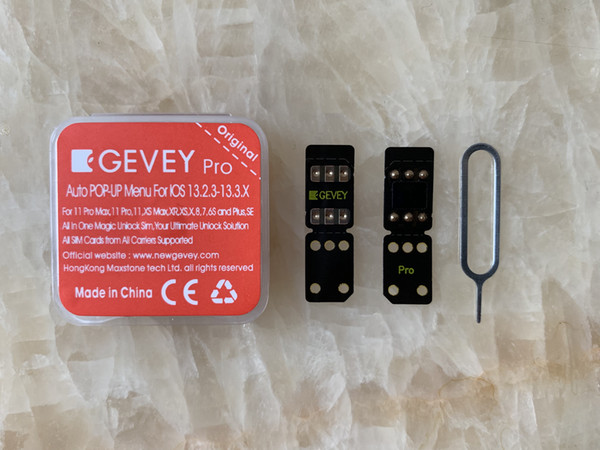 New Green gevey pro v13.1.1 ICCID+MNC MODE for ios 13.3 13.2.3 13.2.2 unlock perfect for iphone11 pro xs xr max hotspot working