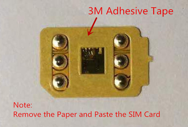 Free DHL 3M Adhesive VSIM V5 Unlock Sim Card for iP6 6S 7 8 X XS XR XSMAX 11Pro 11Pro Max Gevey pro