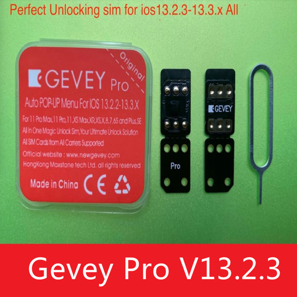 2020 GEVEY PRO V13.2.3 Updatable Cyber MODE For ISO13.3.2 Unlock Worldly Perfect For iphone11 X XR 8plus 7 6