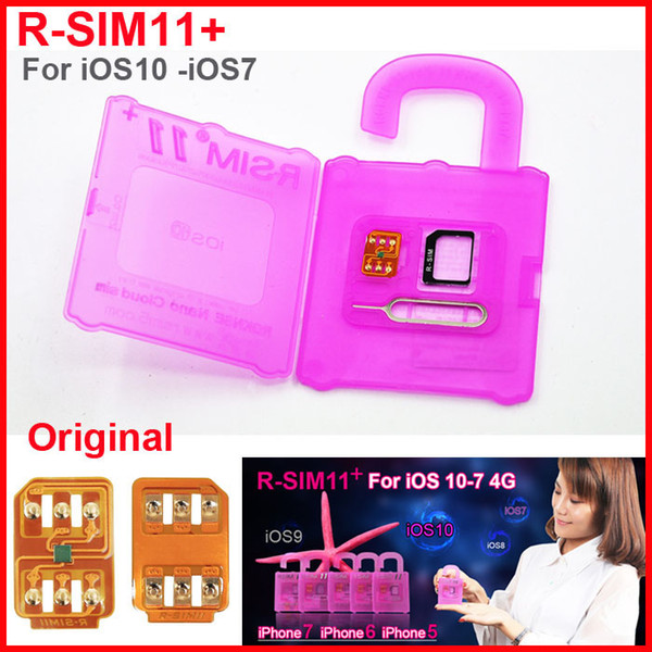 R SIM 11+ RSIM11 plus r sim11+ rsim 11 unlock card for iPhone 5 5s 6 6plus iphone7 iOS 7 8 9 10 ios7-10.x CDMA GSM WCDMA SB SPRINT LTE 4G 3G