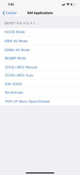 NEW 6TH AUGUST Support outside of USA ios12.4 Gevey pro ICCID+MCC Mode unlock for iPhone Xs max xr XS/8/7/6 4G iOS 12.4.1 GSM CDMA WCDMA