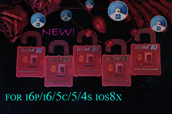 R-SIM 10R Sim10 Unlock Card Perfect unlock for iphone 6 plus iphone 6 5s 5 4s IOS8.X AT&T T-mobile Sprint WCDMA GSM CDMA