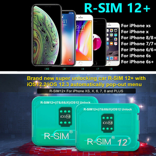 OEM Sup Smart RSIM12 + Unlock SIM Card for iPhone 5 6 7 8 Plus X XR XS Max Card Universal for iOS12.3