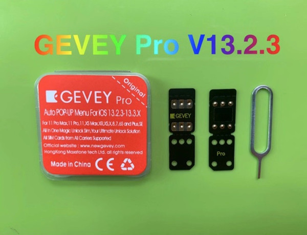 UPDATE GEVEY pro V13.2.3 CYBER mode sim unlock iOS 13.3.1 unlocking AT&T T-MOBILE SPRINTiphone11 pro max x xs xr max iphone8 7 6 plus SE