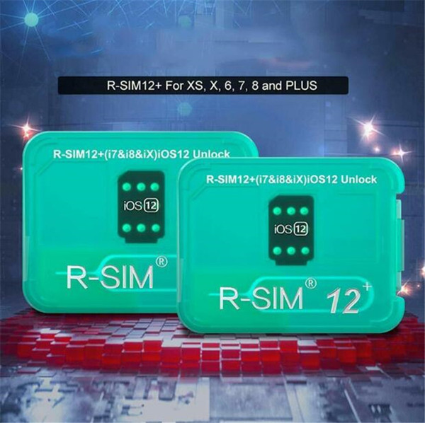 RSIM12+ perfect unlock For ios 12.3 R-sim 12 + Original SIM Card ICCID Unlock for iphone X iphone 8 7 7p 6p 6s 4G Sprint ATT