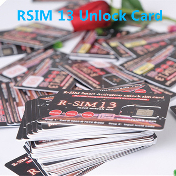 Originlal RSIM Unlock Card RSIM Smart Activation Unlock SIM Card R-SIM 13 Unlocking For IOS12 iPhone Max XR X 6 7 8 Iccid Unlock IOS 12