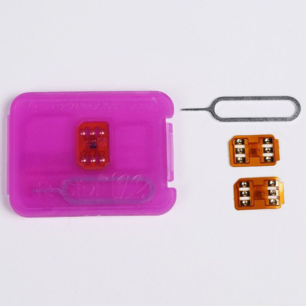 Rsim 12 r sim 12 RSIM12 iphone unlock card for iPhone 8 iPhone 7 plus and i6 unlocked iOS 11.x-7.x 4G