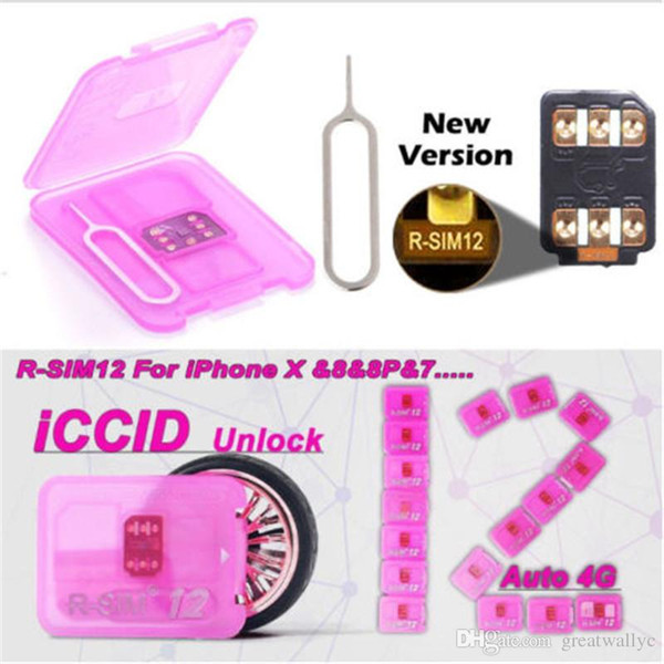 R Sim 12 Rsim12 Rsim Sim12 ios 11 ios11 ios 10.x ICCID Unlock Card for iPhoneX,iphone 8,8PLUS 7,7plus 4G