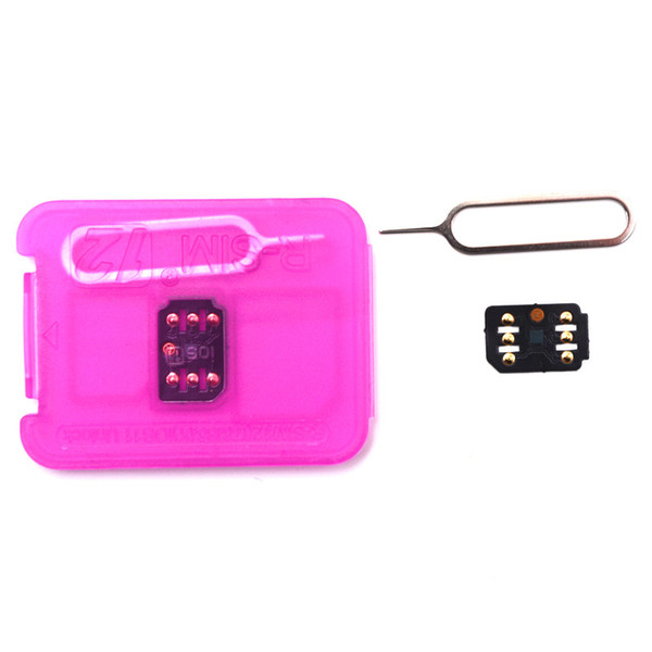 Original V9.6.4 RSIM 12 R SIM 12 RSIM12 Unlock Card for iPhone8 iPhone7plus iPhoneX i6 Unlocked iOS 4G AUTO-Unlocking 4G LTE US JP