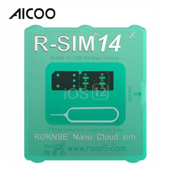 AICOO R-sim14 X Ultra ICCID Compatible Universal SIM Unlock Card R-SIM 14 for iPhone XS Max XR OPP