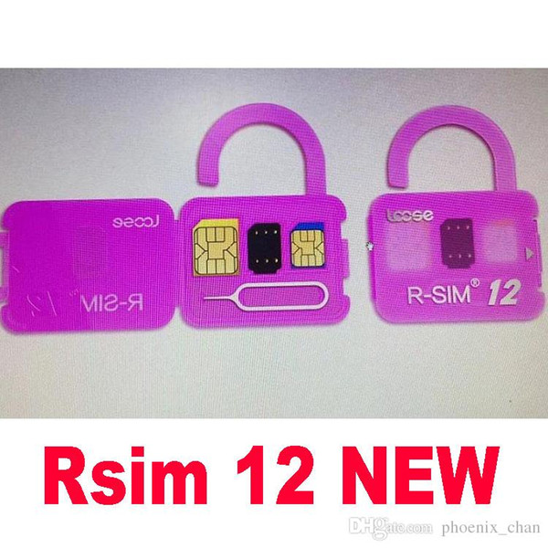 Rsim 12+ r sim 12+ RSIM12+ iphone unlock card for iPhone 8 iPhone 7 plus and i6 unlocked iOS 11.x-7.x 4G CDMA GSM WCDMA SB AU SPRINT