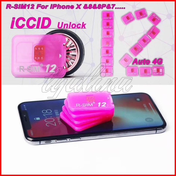 R sim 12 rsim12 rsim sim12 ios 11 ios11 ios 10.x ICCID Unlocking for iPhoneX,iphone 8,8PLUS 7,7plus 4G