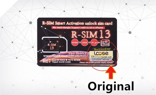 Newnest Original Rsim 13 Smart activation unlock SIM card Heicard Unlocking Card for iPhone 7 8 XS MAX support edit iccid