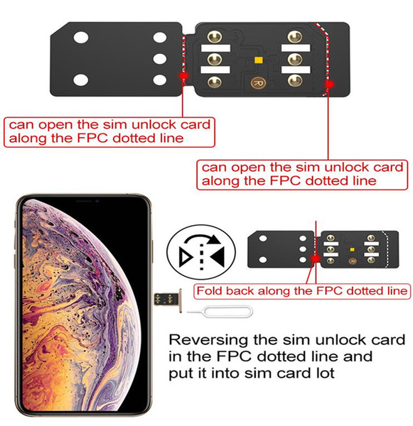 Original RSIM14 Unlock SIM R-SIM 14 FOR IPHONE 6 7 8 PLUS X XR XS XSMAX RSIM Card Tool