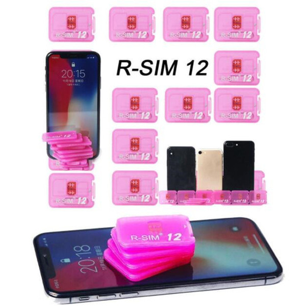 Rsim 12 r sim 12 RSIM12 iphone unlock card for iPhone 8 iPhone 7 plus and i6 unlocked iOS 11.x-7.x 4G