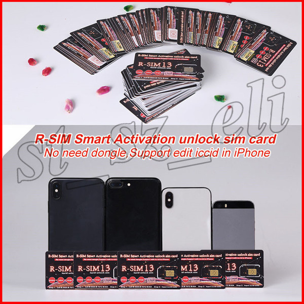 Original R-SIM R SIM13 RSIM 13 Smart Activation Unlocking Sim Card for iPhone 7 8 X XS XR MAX