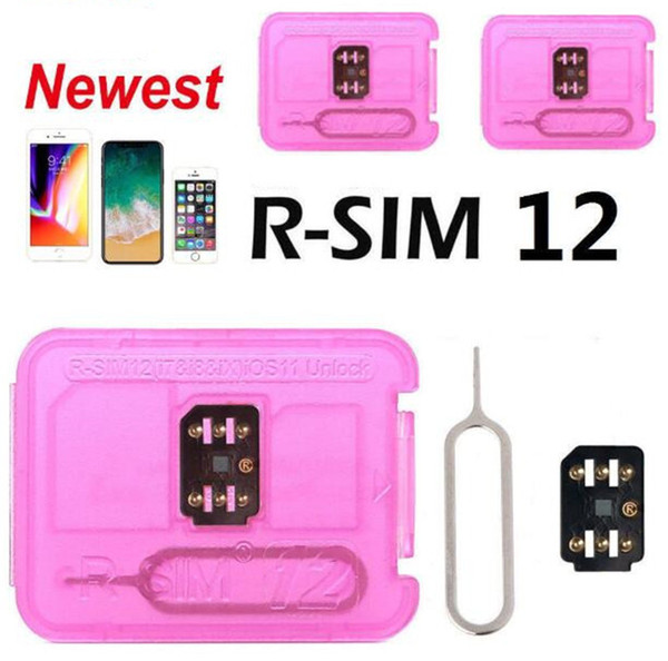 Rsim 12 r sim 12 RSIM12 unlock card for iPhone XS MAX XR XS for iPhone 7 plus and i6 unlocked iOS 11.x-7.x 4G dhl