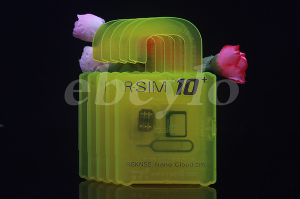 Original RSIM 10+ Puls+ Thin Card Unlock Card for iphone 6S Plus 6 5S 5 4S IOS7.X-9.X AT&T T-mobile Sprint CDMA