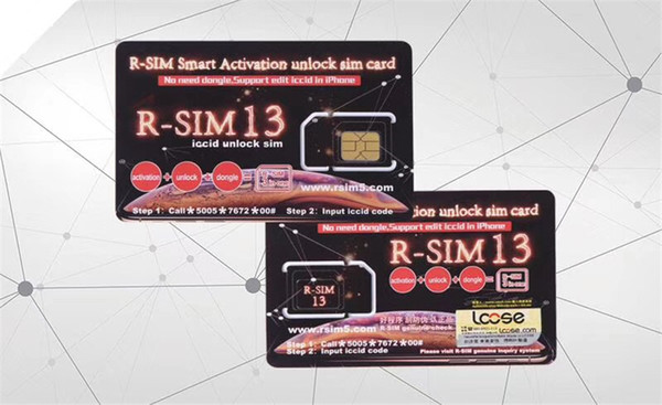 ORIGIANL R-sim-13 Rsim 13 Sup Rsim13 RSIM Unlock Card Sim IOS 12 Unlock Card for iPhone iPhone Max XR XS Max Unlocking IOS12 CDMA GSM WCDMA