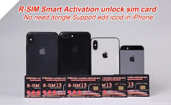 RSIM13 unlock card for ios12 iPhone Max XR X r sim 13 R-SIM 13 Smart Activation unlock sim card iccid unlocking iPhone 6/7/8 IOS12