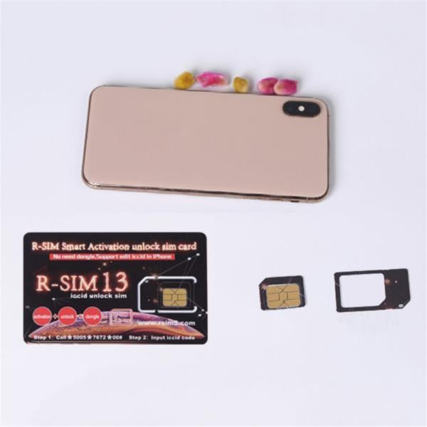 Wholesale RSIM13 unlock card for ios12 iPhone Max XR X r sim 13 R-SIM 13 Smart Activation unlock sim card iccid unlocking iPhone 6/7/8 IOS12