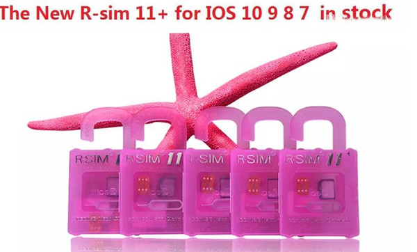 r sim 11+ plus rsim 11+ RSIM11+ r sim11+ unlock card for iPhone 7 plug iphone 6 unlocked iOS10 IOS 10 9/8/7 4G CDMA GSM/WCDMA SB AU SPRINT