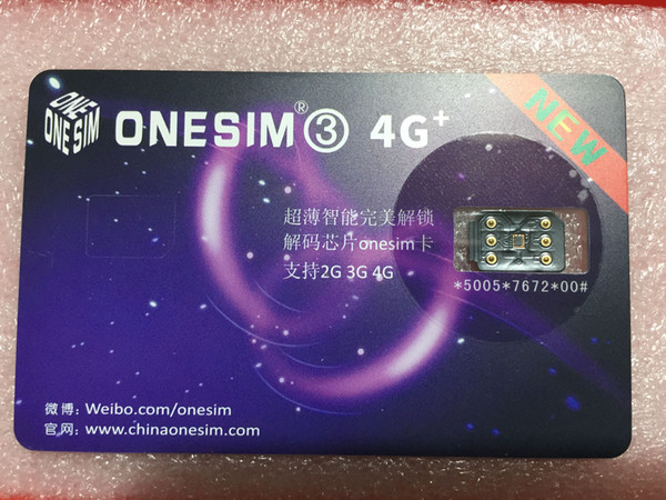 Newest ONESIM 3 gevey unlock card for iPhone X/8/8P/7/7P/6S/6SP/6/6P ios11.4 with Free DHL